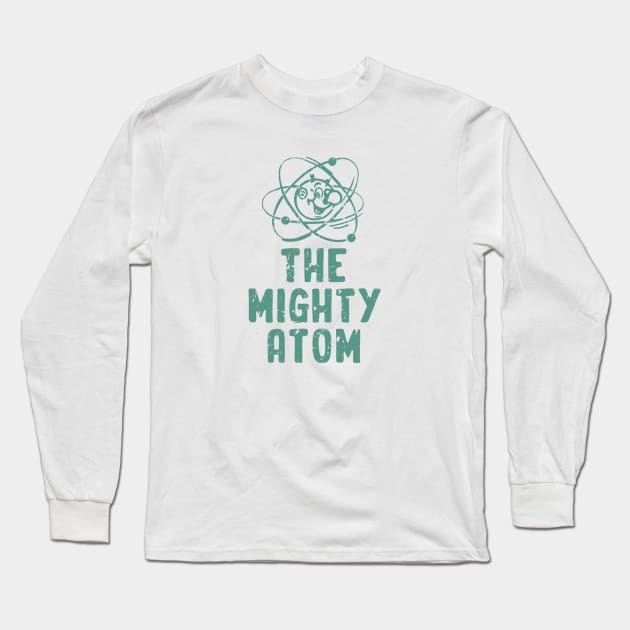 The Mighty Atom - Reddy Kilowatt Long Sleeve T-Shirt by Sayang Anak